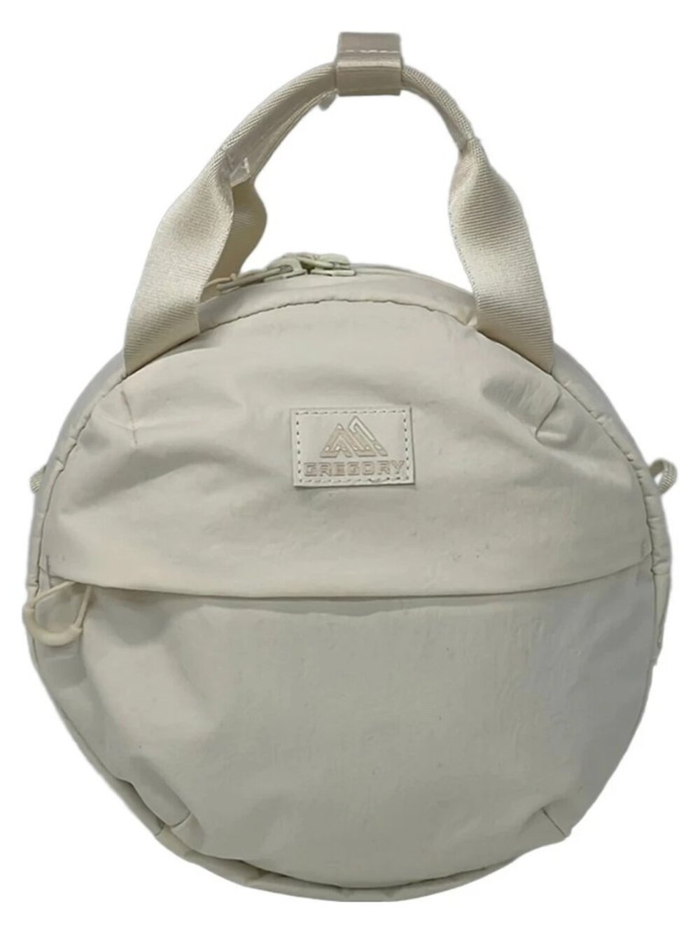 GREGORY Susie Round Crossbody Cream Nylon Handbag